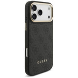Husa pentru iPhone 17 Pro Max, Guess Cardslot 4G MagSafe (GUBPHCP17XP4SM4MCK), negru