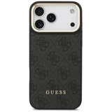Husa pentru iPhone 17 Pro Max, Guess Cardslot 4G MagSafe (GUBPHCP17XP4SM4MCK), negru