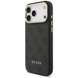 Husa pentru iPhone 17 Pro Max, Guess Cardslot 4G MagSafe (GUBPHCP17XP4SM4MCK), negru