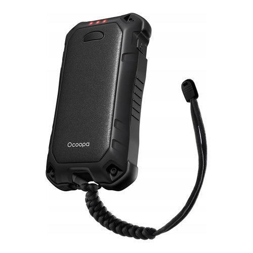 Ocoopa Hand Warmer UT4 Extreme (UT3201-BK-BK), cu Baterie externa, integrat Flashlight, IP56, Type-C, 2x 5000mAh, Negru