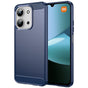 Husa pentru Xiaomi Redmi 15C 4G, Techsuit Carbon Silicone, albastru