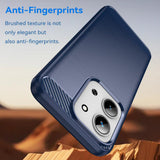 Husa pentru Xiaomi Redmi 15C 4G, Techsuit Carbon Silicone, albastru