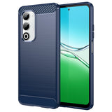 Husa pentru OPPO A5 4G, Techsuit Carbon Silicone, albastru
