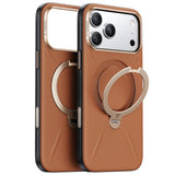 Husa pentru iPhone 17 Pro, Torras Qpro Leather Series, gri