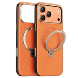 Husa pentru iPhone 17 Pro, Torras Qpro Leather Series, portocaliu