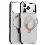 Husa pentru iPhone 17 Pro Max, Torras Qpro Leather Series, gri