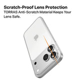 Folie de protectie pentru iPhone 17, Torras Lensguard Camera Protector