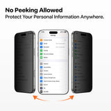Folie de protectie pentru iPhone 17 Air, Torras GlassGo Install Master Privacy