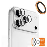 Folie de protectie pentru iPhone 17 Pro, Blueo Original Metal Frame Lens Glass