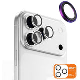 Folie de protectie pentru iPhone 17 Pro, Blueo Original Metal Frame Lens Glass