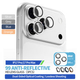 Folie de protectie pentru iPhone 17 Pro, Blueo 99 Anti-Reflective Lens Glass
