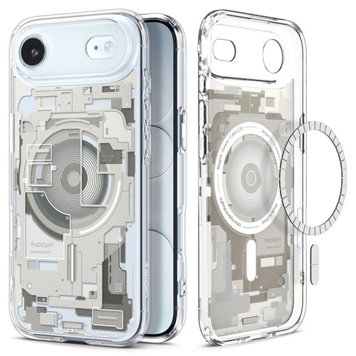 Husa pentru iPhone 17 Air, Spigen Ultra Hybrid Zero One MagSafe (ACS10319), natural