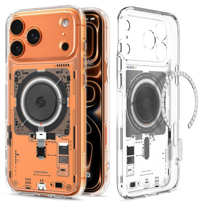 Husa pentru iPhone 17 Pro Max, Spigen Ultra Hybrid MagSafe (ACS10290), coral