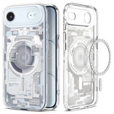 Husa pentru iPhone 17 Air, Spigen Ultra Hybrid Zero One MagSafe (ACS10318), alb