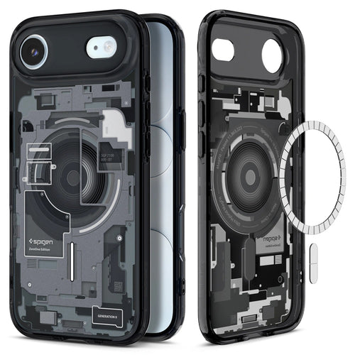 Husa pentru iPhone 17 Air, Spigen Ultra Hybrid Zero One MagSafe (ACS10320), negru