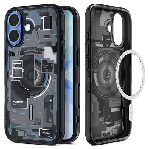 Husa pentru iPhone 17, Spigen Ultra Hybrid Zero One MagSafe (ACS10387), negru