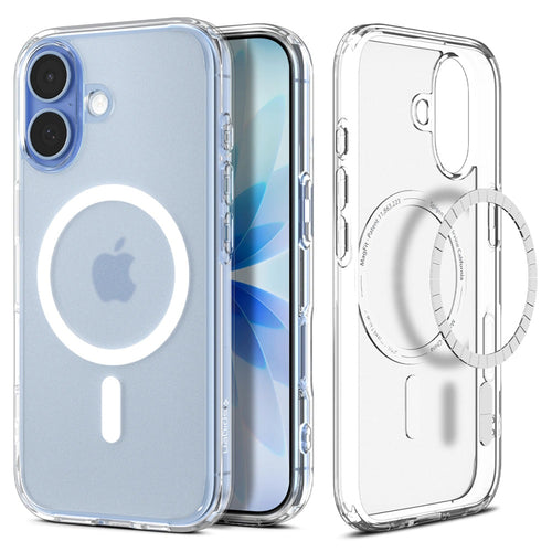Husa pentru iPhone 17, Spigen Ultra Hybrid MagSafe (ACS10384), alb