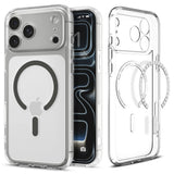 Husa pentru iPhone 17 Pro Max, Spigen Ultra Hybrid MagSafe (ACS10283), transparenta