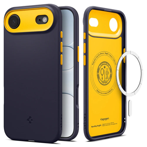 Husa pentru iPhone 17 Air, Spigen Caseology Nano Pop MagSafe (ACS10300), mov