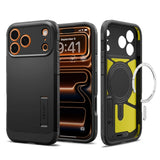 Husa pentru iPhone 17 Pro, Spigen Tough Armor T MagSafe (ACS10361), negru