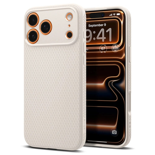 Husa pentru iPhone 17 Pro, Spigen Liquid Air (ACS10334), natural