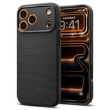 Husa pentru iPhone 17 Pro Max, Spigen Liquid Air (ACS10265), negru