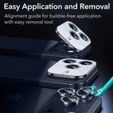 Folie de protectie pentru iPhone 14 Pro, ESR Armorite Camera Lens Protectors