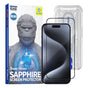 Folie de protectie pentru iPhone 15 Pro, Blueo Premium Sapphire Non Breaking / Scratching 9H Glass