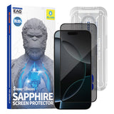 Folie de protectie pentru iPhone 16 Pro, Blueo Premium Sapphire Non Breaking / Scratching 9H Glass