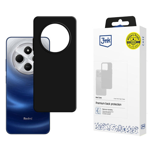 Husa pentru Xiaomi Redmi 14C, 3mk Matt Case, negru