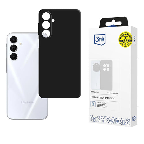 Husa pentru Samsung Galaxy A17 5G, 3mk Matt Case Pro, negru