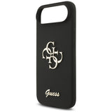 Husa pentru iPhone 17 Air, Guess Silicone Big 4G Script (GUHCP17MSC4GSMK), negru