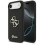 Husa pentru iPhone 17 Air, Guess Silicone Big 4G Script (GUHCP17MSC4GSMK), negru
