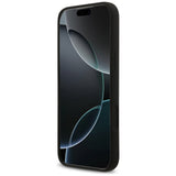 Husa pentru iPhone 17 Pro Max, Guess Silicone Big 4G Script (GUHCP17XSC4GSMK), negru