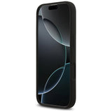 Husa pentru iPhone 17, Guess Silicone Big 4G Script (GUHCP17SSC4GSMK), negru