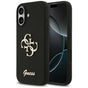 Husa pentru iPhone 17, Guess Silicone Big 4G Script (GUHCP17SSC4GSMK), negru