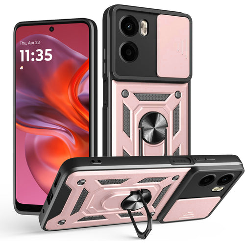 Husa pentru Motorola Moto G05, Techsuit CamShield Series, roz
