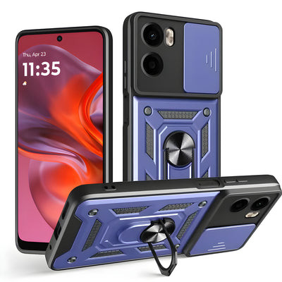 Husa pentru Motorola Moto G05, Techsuit CamShield Series, albastru