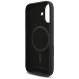 Husa pentru iPhone 17, Karl Lagerfeld Silicone KC Body Ring MagSafe (KLHMP17SSCMKCRHK), negru