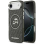 Husa pentru iPhone 17 Air, Karl Lagerfeld IML Glitter K&C Heads Logo MagSafe (KLHMP17MHMKBKCHOK), negru