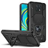 Husa pentru Xiaomi Redmi Note 9 5G, Techsuit CamShield Series, negru