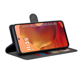 Husa pentru Motorola Moto G15, Techsuit Diary Book, negru