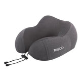 Yesido Neck Pillow (MG17), Knitted Fabric, Memory Foam Pillow Core, Ergonomic Design, Gri