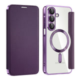 Husa pentru Samsung Galaxy A17 5G, Techsuit SmartMag Book Case, albastru