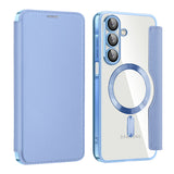 Husa pentru Samsung Galaxy A17 5G, Techsuit SmartMag Book Case, bleu