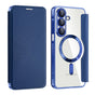 Husa pentru Samsung Galaxy A17 5G, Techsuit SmartMag Book Case, albastru
