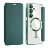 Husa pentru Samsung Galaxy A17 5G, Techsuit SmartMag Book Case, albastru