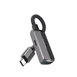 Adaptor Mcdodo OTG Adapter (CA-2830), Type-C to Type-C, USB, Aluminum Alloy, Nylon, 3A. 60W, 13cm, Gri