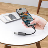 Adaptor Mcdodo OTG Adapter (CA-2830), Type-C to Type-C, USB, Aluminum Alloy, Nylon, 3A. 60W, 13cm, Gri
