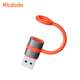 Adaptor Mcdodo Adapter (OT-3800), cu Silicon Hook, Aluminium Alloy, Type-C to USB 3.0, 5Gbps, Portabil Design